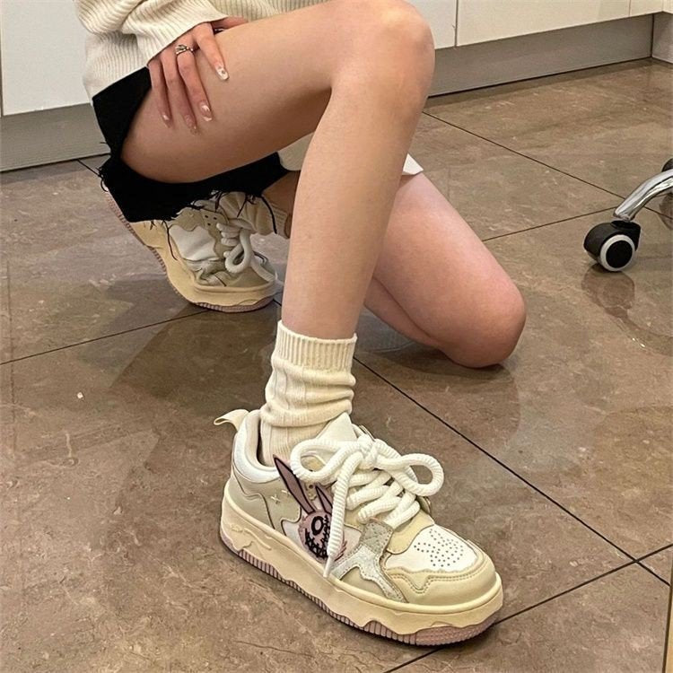 Damen Sneakers mit einzigartigem Tierdesign und komfortabler Dämpfung EB