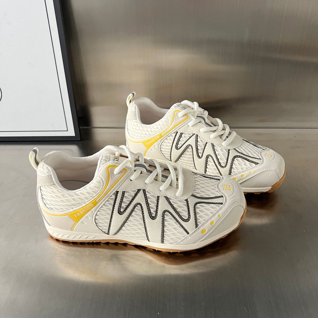 Damen modische Outdoor-Sneakers mit atmungsaktiver Mesh-Oberfläche und rutschfester Sohle EB