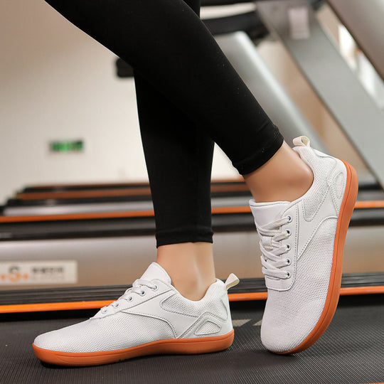 Damen Sportliche Sneaker mit atmungsaktiver Mesh-Oberfläche und rutschfester Sohle EB