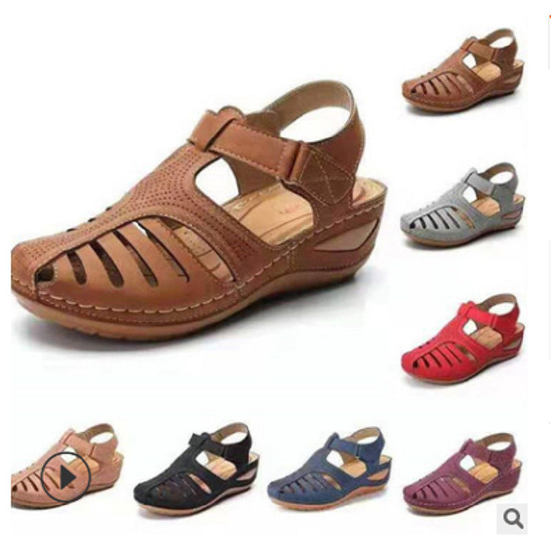Damen Sandalen mit verstellbarem Riemendesign und atmungsaktivem Obermaterial EB