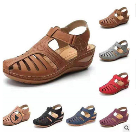 Damen Sandalen mit verstellbarem Riemendesign und atmungsaktivem Obermaterial EB