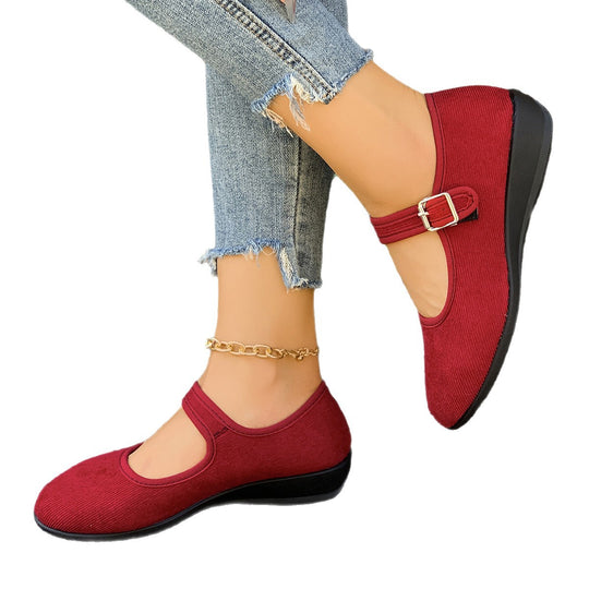 Damen Elegante und komfortable Mary Jane Schuhe EB