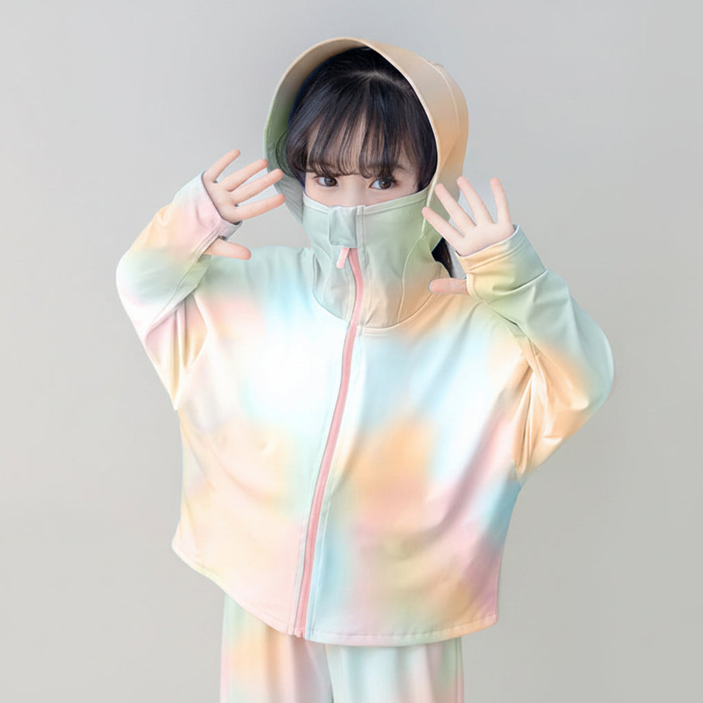 Damen UV-Schutzjacke mit Kapuze und atmungsaktivem Design EB