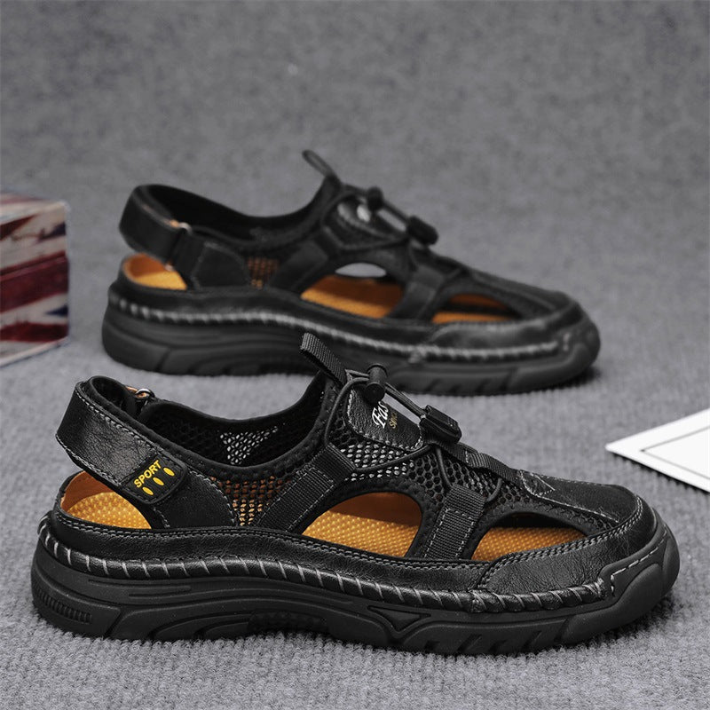 Damen Sportliche Sandalen mit atmungsaktivem Mesh und rutschfester Sohle EB