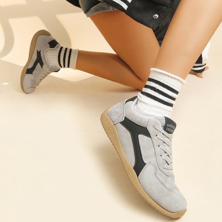 Damen lässige Sneakers mit atmungsaktivem Obermaterial und rutschfester Sohle EB