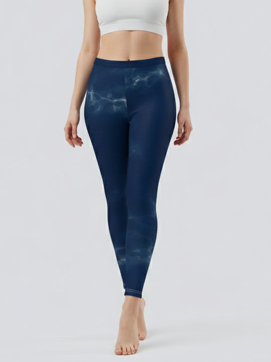 Damen Sportlegging mit stilvollem grafischen Design EB