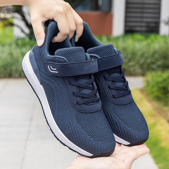 Damen Sportliche Sneaker mit verstellbarem Klettverschluss und atmungsaktivem Obermaterial EB