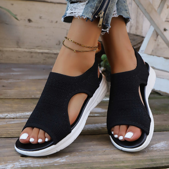 Damen Sportliche Freizeitsandalen mit atmungsaktivem Obermaterial EB