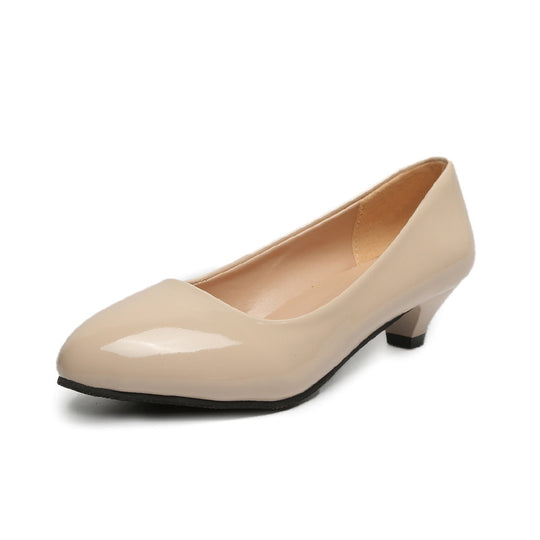 Damen elegante Pumps mit klassischem Design und komfortablem Blockabsatz EB