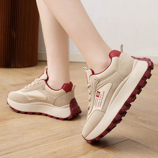 Damen Sportliche Komfort-Sneaker mit rutschfester Sohle und gepolstertem Innenfutter EB