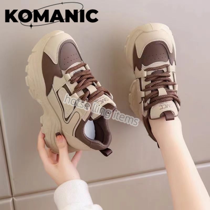 Damen Sportliche Chunky Sneakers mit gepolsterter Sohle und modischem Design EB
