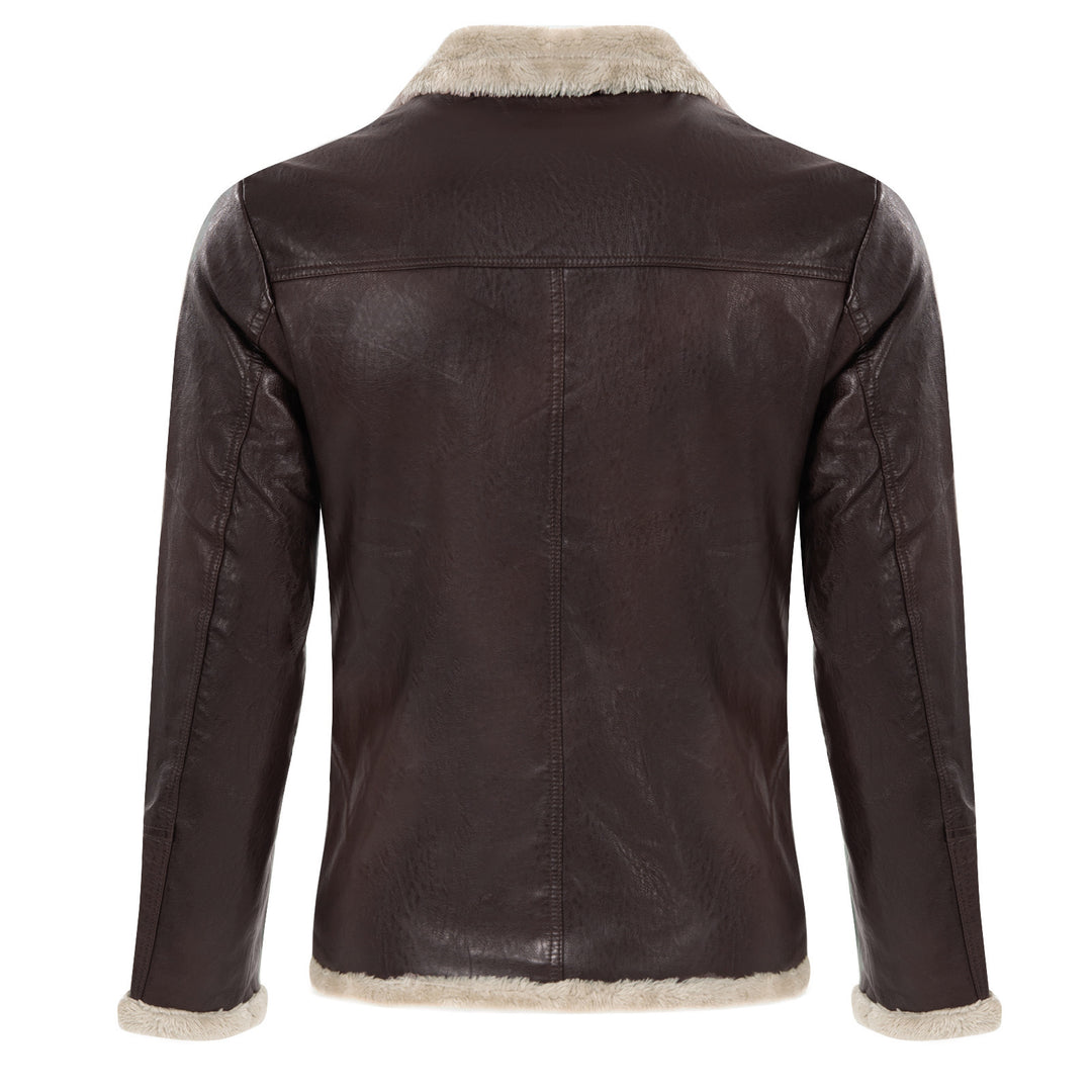 Herren elegante jacke mit Kuschelkragen EB