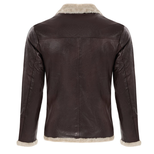 Herren elegante jacke mit Kuschelkragen EB