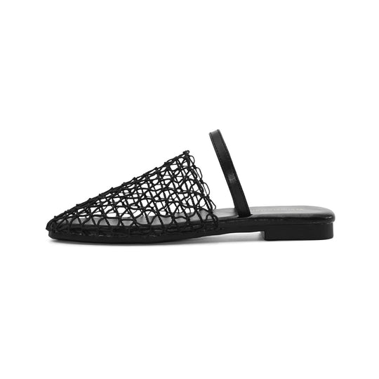 Damen moderne Slingback-Sandalen im Netzdesign EB