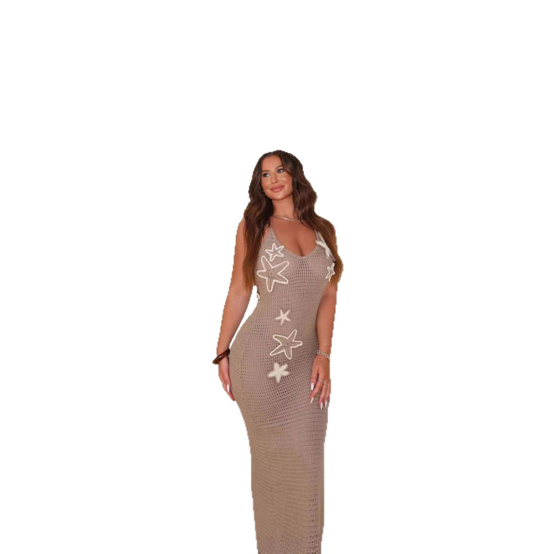 Damen Eleganter Häkel-Überwurf mit maritimen Akzenten EB