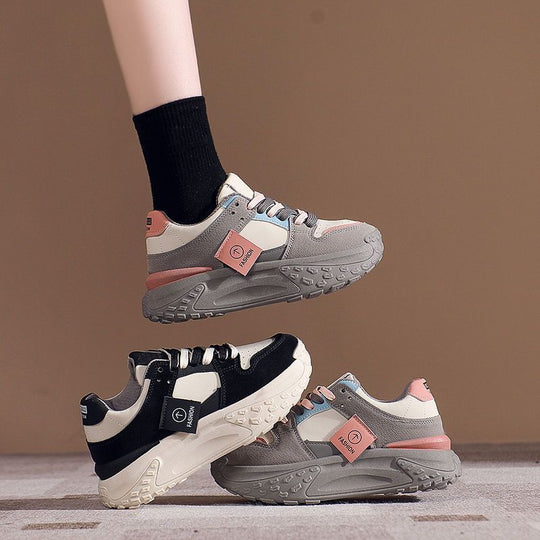 Damen Sportliche Sneakers mit modernem Design und dämpfender Laufsohle EB