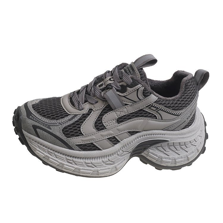 Damen sportliche Lauf-Sneaker mit atmungsaktivem Obermaterial und gepolsterter Sohle EB