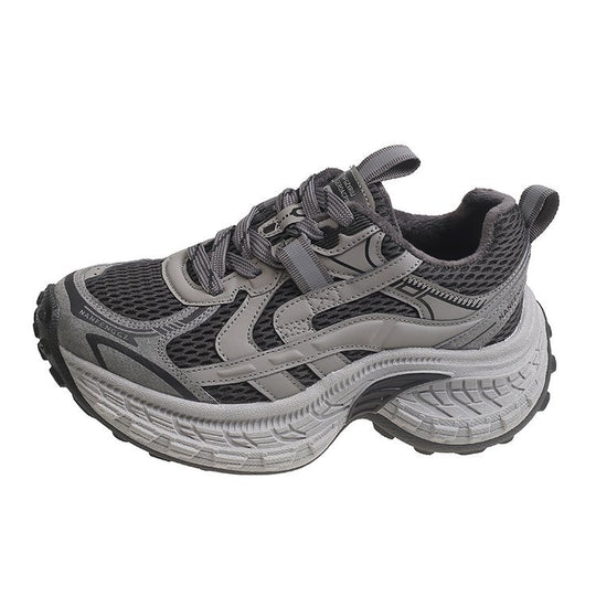 Damen sportliche Lauf-Sneaker mit atmungsaktivem Obermaterial und gepolsterter Sohle EB