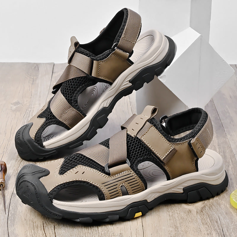 Damen Sportliche Outdoor-Sandalen mit rutschfester Sohle und verstellbaren Riemen EB