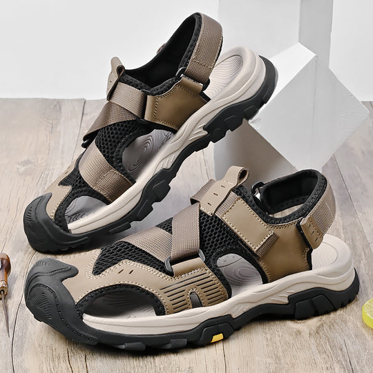 Damen Sportliche Outdoor-Sandalen mit rutschfester Sohle und verstellbaren Riemen EB