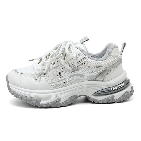 Damen Sportliche Sneakers mit atmungsaktivem Obermaterial und schockabsorbierender Sohle EB