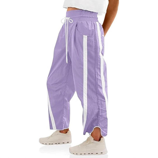 Damen lässige Freizeithose mit Seiteneinsätzen EB