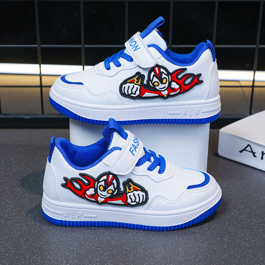 Damen Freizeit-Sneaker mit lässigem Klettverschluss und angesagtem Motivadruck EB