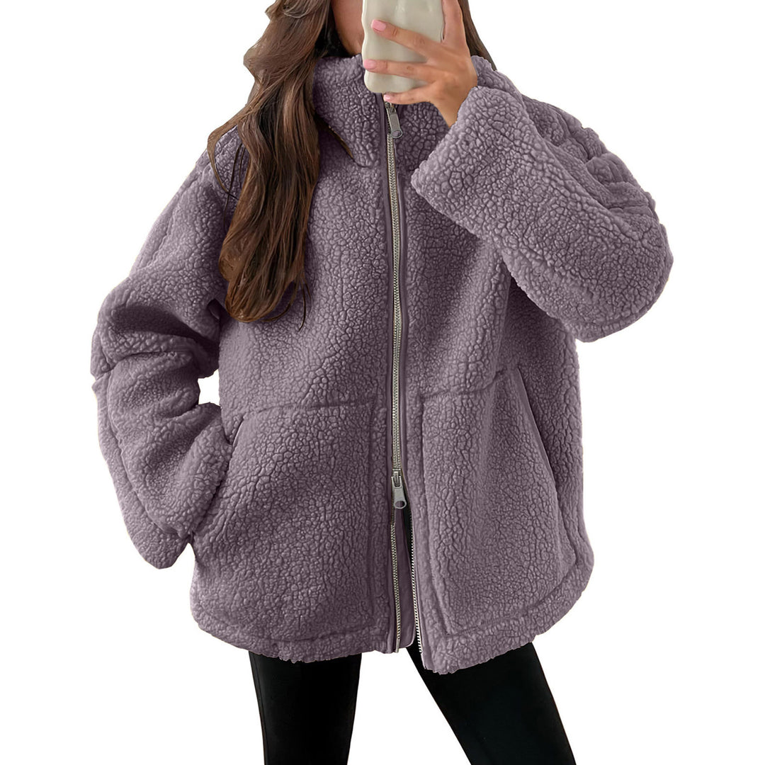 Damen Gemütlicher Fleece-Hoodie EB