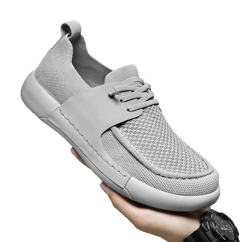 Damen Atmungsaktive Sneakers mit elastischem Obermaterial und gepolsterter Sohle EB
