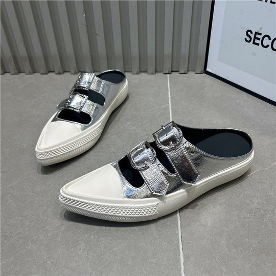 Damen Sneakers mit verstellbaren Schnallen und zeitgemäßem Design EB