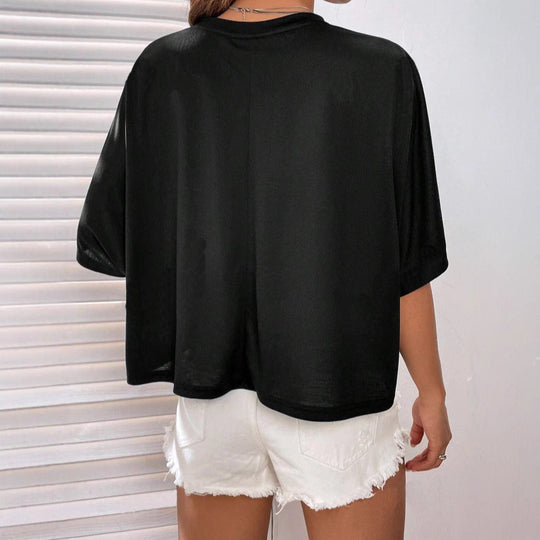 Damen Crop-Top mit weitem Schnitt EB