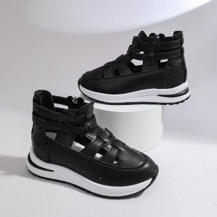 Damen Sportliche High-Top Sneakers mit atmungsaktivem Obermaterial EB