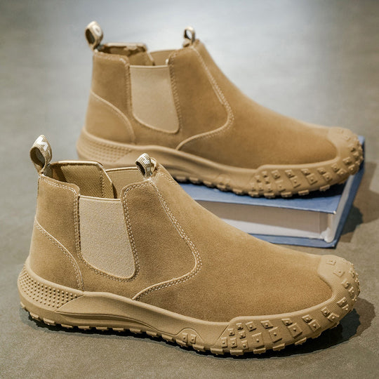 Damen sportliche Chelsea-Boots mit rutschfester Sohle EB