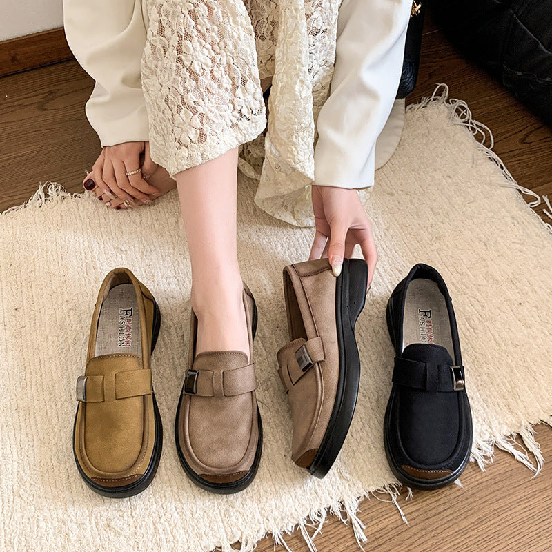 Damen Komfortable Slipper mit elegantem Schnallen-Design EB