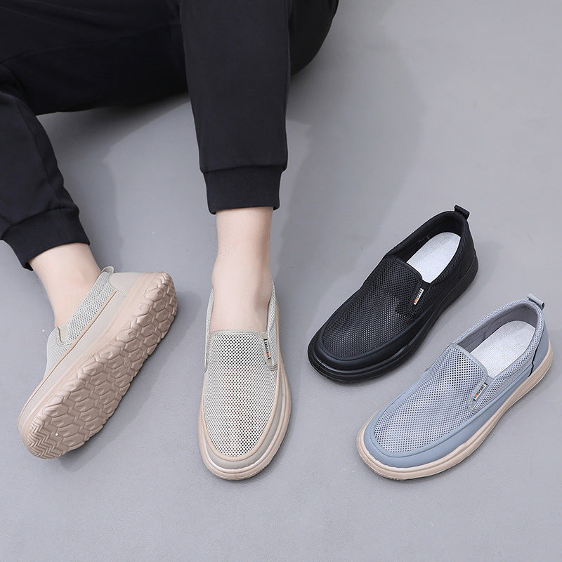 Damen Rutschfeste Mesh-Sneaker mit elastischem Einstieg EB