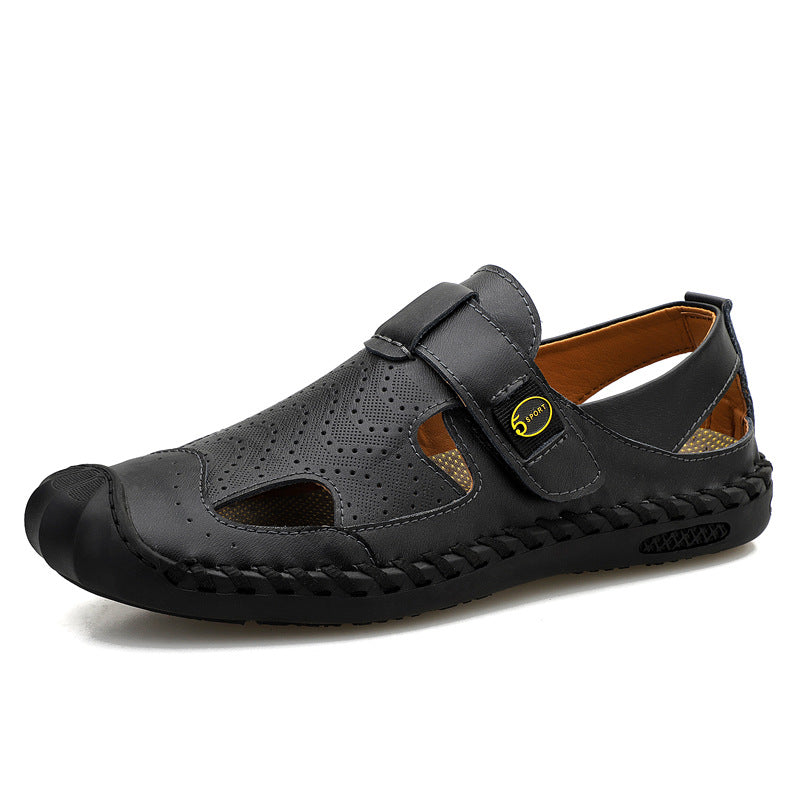 Herren Freizeitliche Sandalen mit rutschfester Sohle und atmungsaktiven Einsätzen EB