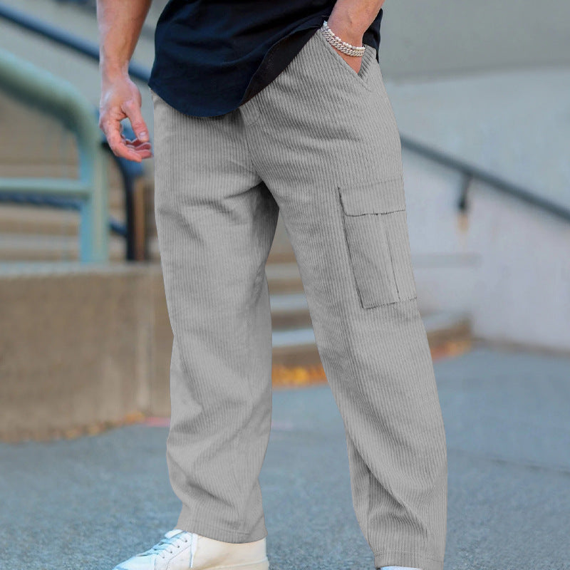 Herren Cargo-Jogginghose mit praktischen Seitentaschen und elastischem Bund EB