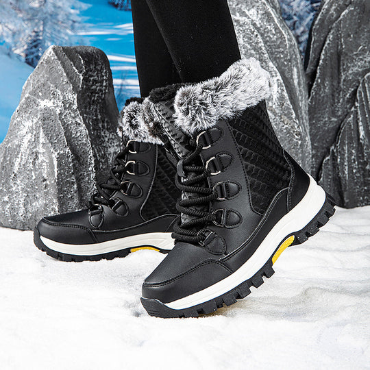 Damen Thermo-Winterstiefel mit rutschfester Sohle und isolierendem Futter EB