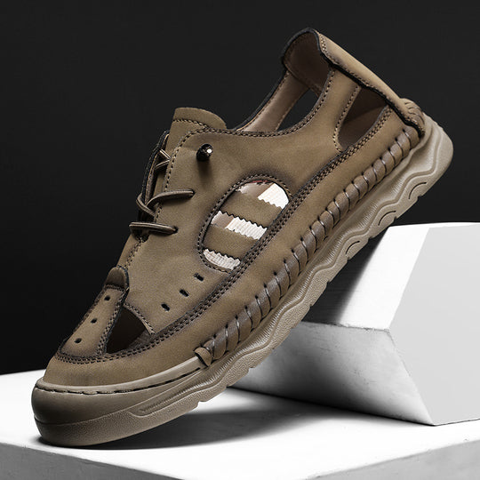Herren Atmungsaktive Freizeitsandalen mit flexiblem Schnellschnürsystem EB