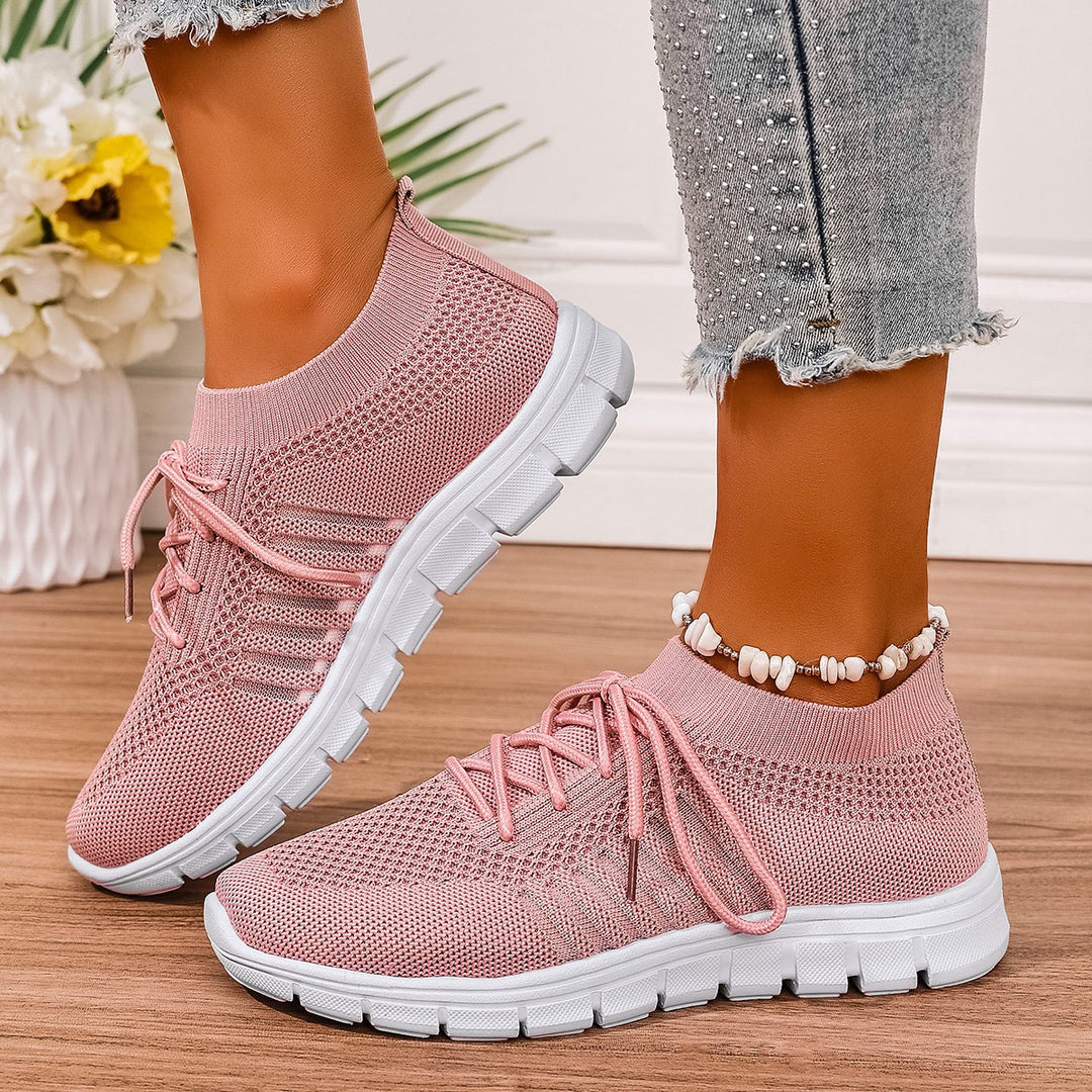 Damen Sportliche Komfort-Sneaker mit atmungsaktivem Obermaterial EB