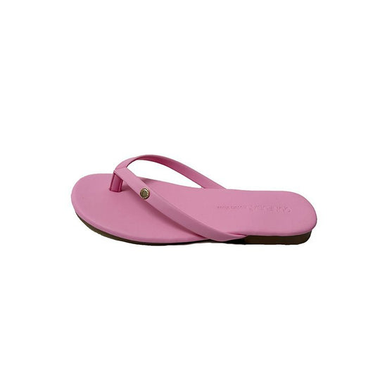 Damen Flip-Flops mit minimalistischer Riemenführung und bequemem Fußbett EB