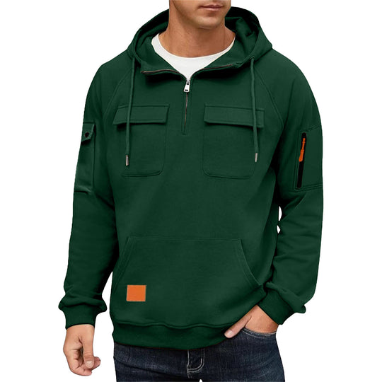 Herren Alltags-Hoodie mit praktischen Taschen EB