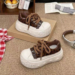 Damen Komfortable und trendige Plateau-Sneaker EB