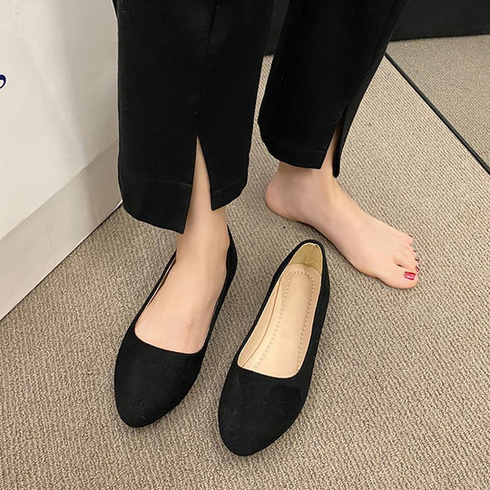 Damen bequeme Ballerinas mit elegantem Design EB