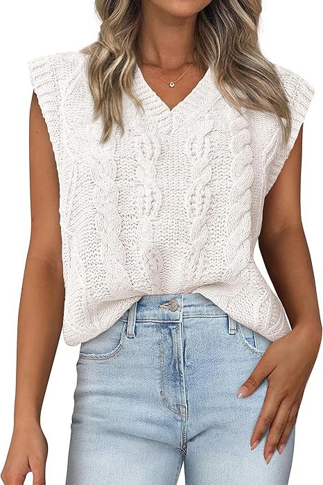 Damen Strickoberteil mit V-Ausschnitt und strukturiertem Muster EB