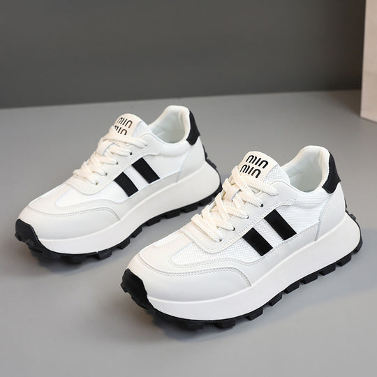 Damen Sportliche Sneaker mit rutschfester Laufsohle und atmungsaktivem Obermaterial EB
