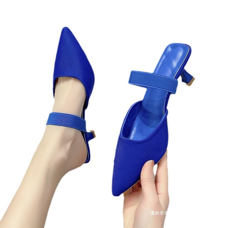 Damen Slingback-Pumps mit elegantem spitzem Design und komfortablem Fersenriemen EB