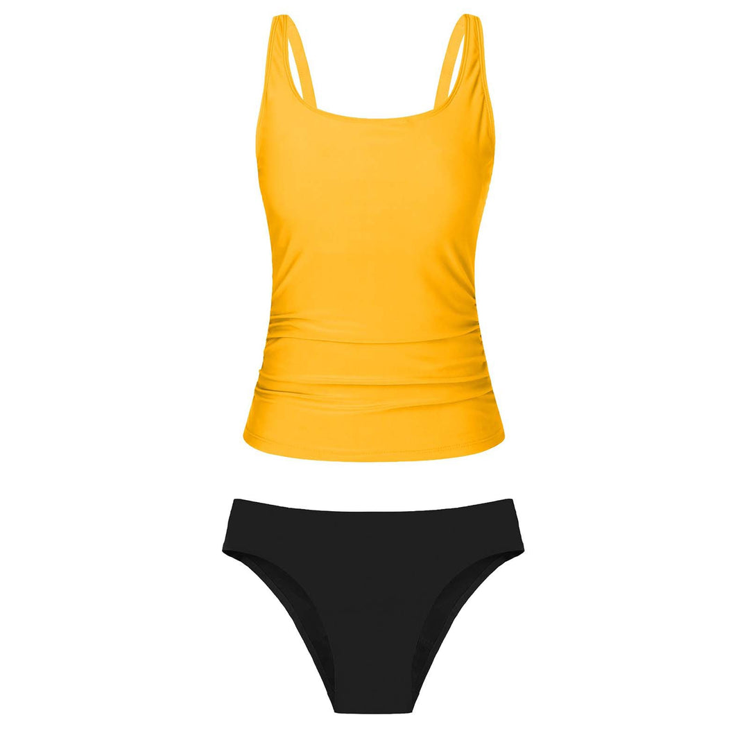 Damen Bikiniset mit floralem Oberteil und klassischem Unterteil EB