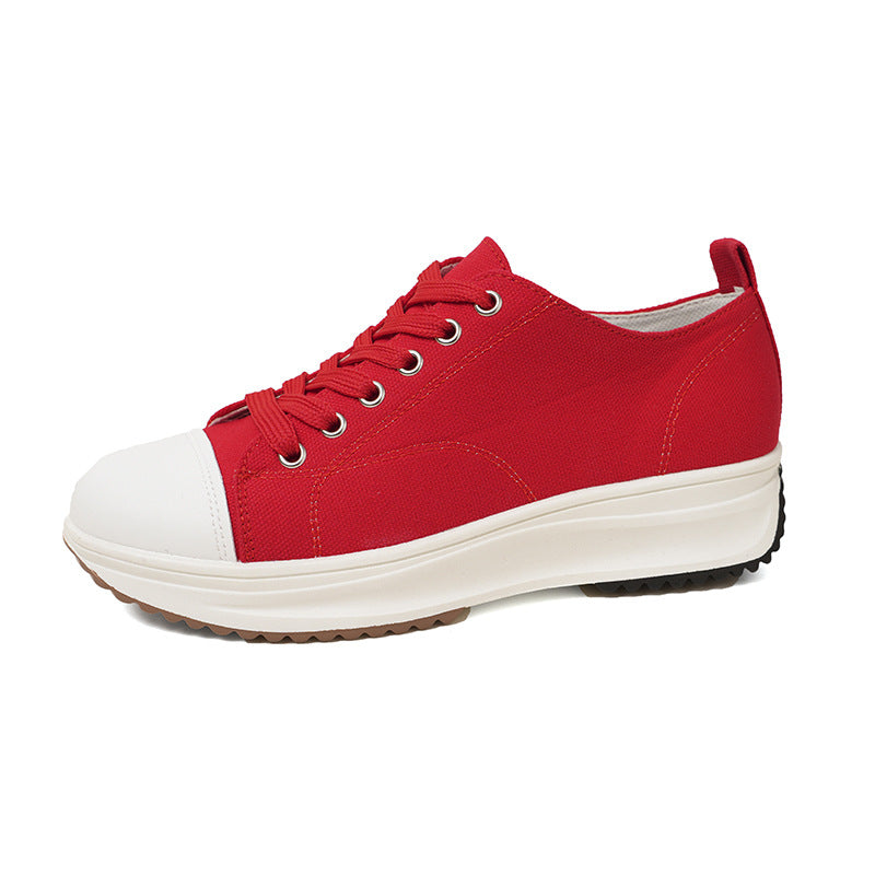 Damen Bequeme Sneaker mit eleganter Gummisohle EB
