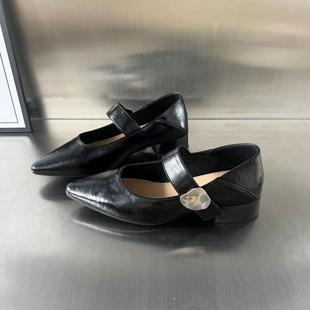 Damen elegante Slingback-Ballerinas mit modernen Akzenten EB